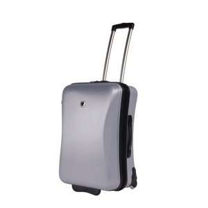   Side Open Polycarb Carry On   Silver 