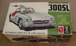 Vintage AMT MercedesBenz 300SL model kit unused  