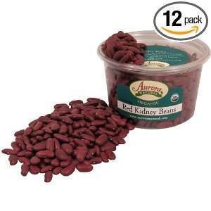 Aurora Products Inc. Red Kidney Beans Organic, 12 Ounce Tub (Pack of 