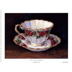  Rose Bouquet Teacup by Barbara Mock 8x6