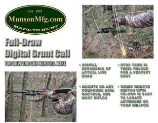 Full Draw DIGITAL GRUNT CALL For Deer Hunting  