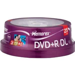 8x Double Layer Write Once DVD+R Electronics