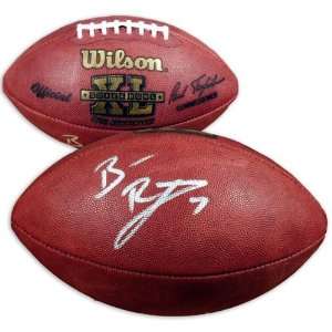   Roethlisberger Signed Wilson Super Bowl XL Football
