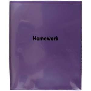 StoreSMART®   Homework Folders   Metallic Purple   25 Pack   Archival 