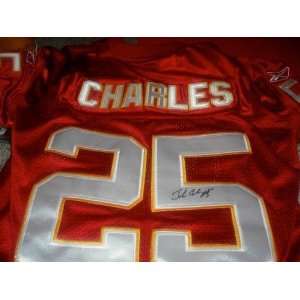  Jamaal Charles Signed Jersey   Autographed NFL Jerseys 