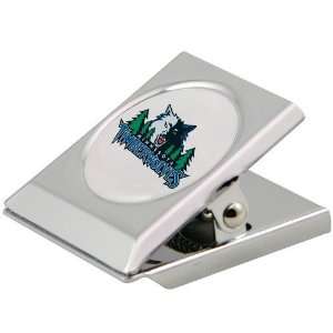 Minnesota Timberwolves Silver Magnetic Heavy Duty Chip Clip  