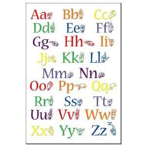  ASL Alphabet   Children Large Poster by  