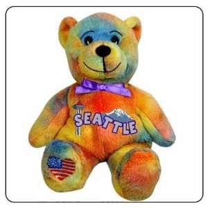    Seattle Symbolz Plush Multicolor Bear Stuffed Animal Toys & Games