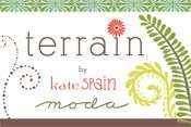 MODA Fabric ~ TERRAIN ~ by Kate Spain   Forest Floor / Mist   by the 1 