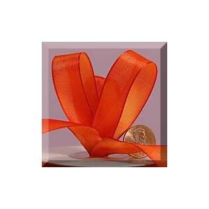 1ea   5/8 X 25yd Orange Julia Satin Ribbon Health 