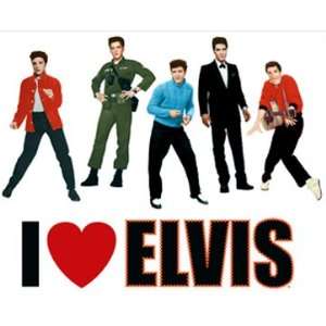  I Love Elvis Window Clings