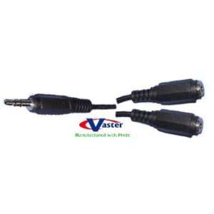  Female, Adapter, 3.5 mm Stereo Splitter Cables Electronics