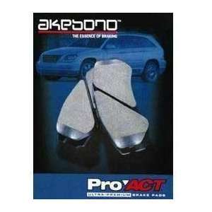  Akebono ACT709 Rear Ceramic Pads Automotive