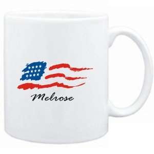  Mug White  Melrose   US Flag  Usa Cities Sports 
