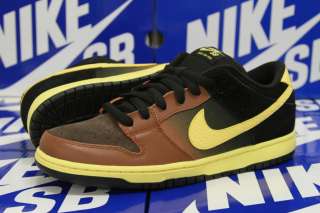 Nike Dunk Low Premium SB BLACK AND TAN Guinness QS DS Size 9.5  