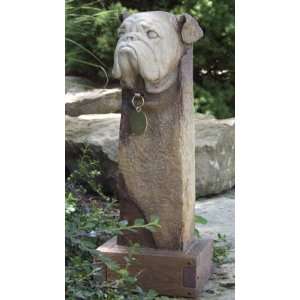  Small Memorial Urn   Bulldog Patio, Lawn & Garden