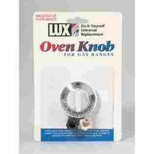 Lux Universal Oven Knob For Electric Ranges   White