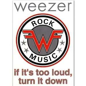  Weezer   Too Loud Postcard