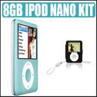 Apple Ipod Nano 8GB Blue /Video Player With Black Hard Case and 