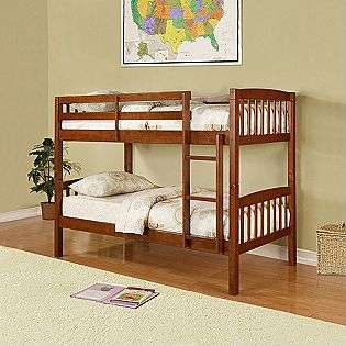 Bunk Bed   Walnut  Essential Home For the Home Bedroom Beds 