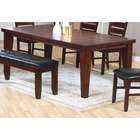 sunny designs mango 6pc dining set w side bench 1143wh 1462wh 1465wh