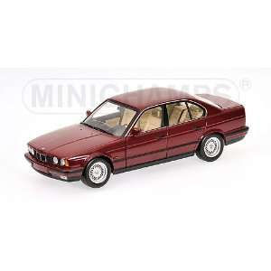  1988 BMW 535i E34 5 Series Red 118 Minichamps Toys 