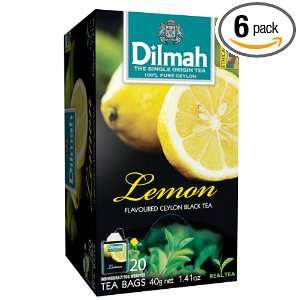 Dilmah Fun Teas, Lemon, 3.20 Ounce Boxes Grocery & Gourmet Food