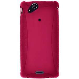   Skin Jelly Case Hot Pink For Sony Ericsson Xperia Arc Quality Material