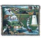Simply Home Maryland Land of Pleasant Tapestry Throw Blanket 50 x 