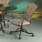 Pastel Furniture Magnolia Caster Chair in Autumn Rust