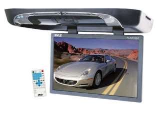   19 LCD Flip Down Car/Truck Monitor Roof Flip Down w/DVD IR/FM  