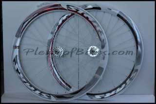   Fixie Single Speed Bike Flip Flop Wheelset Wheels Rims White  