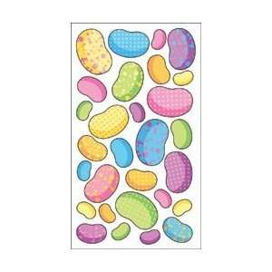   Stickers Pattern Jelly Bean; 6 Items/Order Arts, Crafts & Sewing