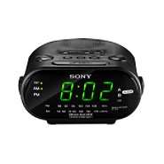 Sony Clock Radio with AM/FM Analog Tuner 