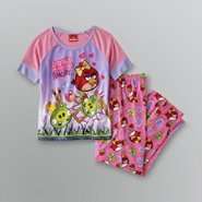 Angry Birds Girls Angry Birds Top and Pants Sleepwear Set at  
