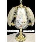 OK Lighting Hummingbird Touch Lamp with Polished Brass Base