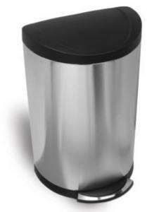   CW1954 40L BRUSH STAINLESS STEEL TRASH CAN 838810001869  