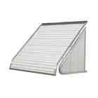   Awnings 3500 Series 72 in. x 20 in. Aluminum Window Awning in White