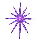 Vickerman 17 LED Lighted Purple Starburst Hanging Christmas 