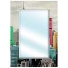   Furniture Colorful New York City Wall Mirror in Black and White