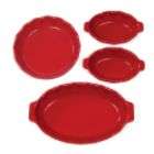 Silicone Solutions 4pc New Scalloped Bakeware Set