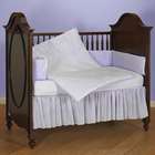 Baby Doll Gala Gingham Crib Bedding Set  Lavender