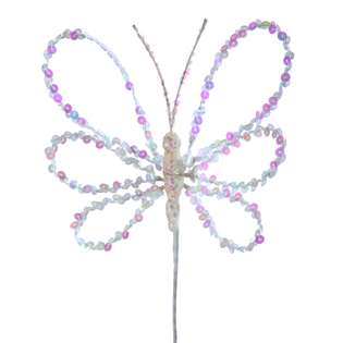 pave butterfly pendant features a marquise cut clear cz in