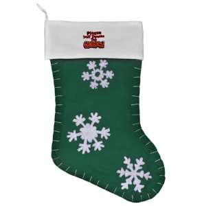  Felt Christmas Stocking Green Please Dont Squeeze The 