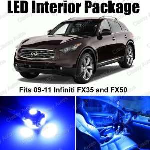  Infiniti FX35 and FX50 Blue Interior LED Package (12 
