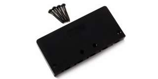 BLACK ELECTRIC BASS BRIDGE 5 STRING TOP LOAD NEW SOLID  
