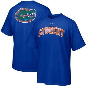  Nike Florida Gators Royal Blue Student T shirt Sports 