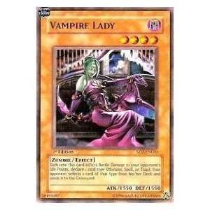  Vampire Lady SD2 EN010 1st Edition Yu Gi Oh Zombie Madness 