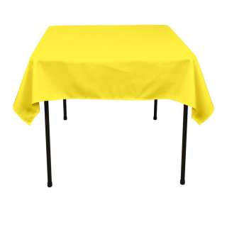 54 in. Square Polyester Tablecloth  