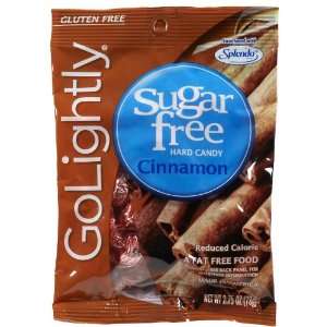 Go Lightly Sugar Free Hard Candy Cinnamon, 2.75 oz. bag, Kosher 